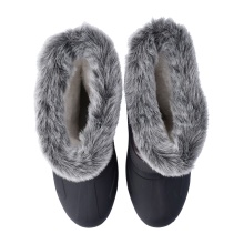 CMP Winter Boots Nietos Low Urban Style (Faux Fur Lining, Waterproof Overshoe) Iris Blue Women